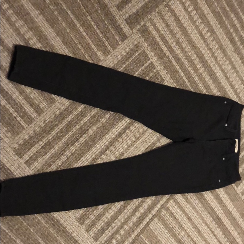 Black skinny jeans. Size 5. Barley worn.